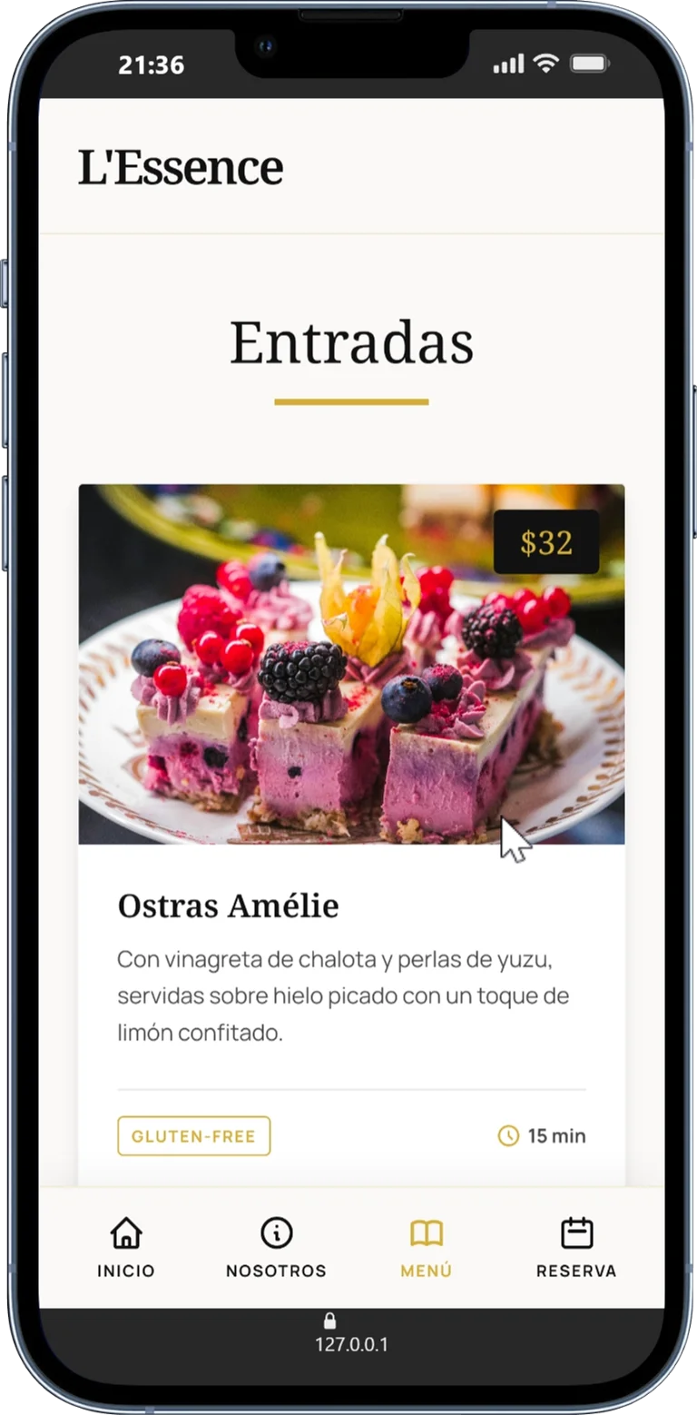Menú